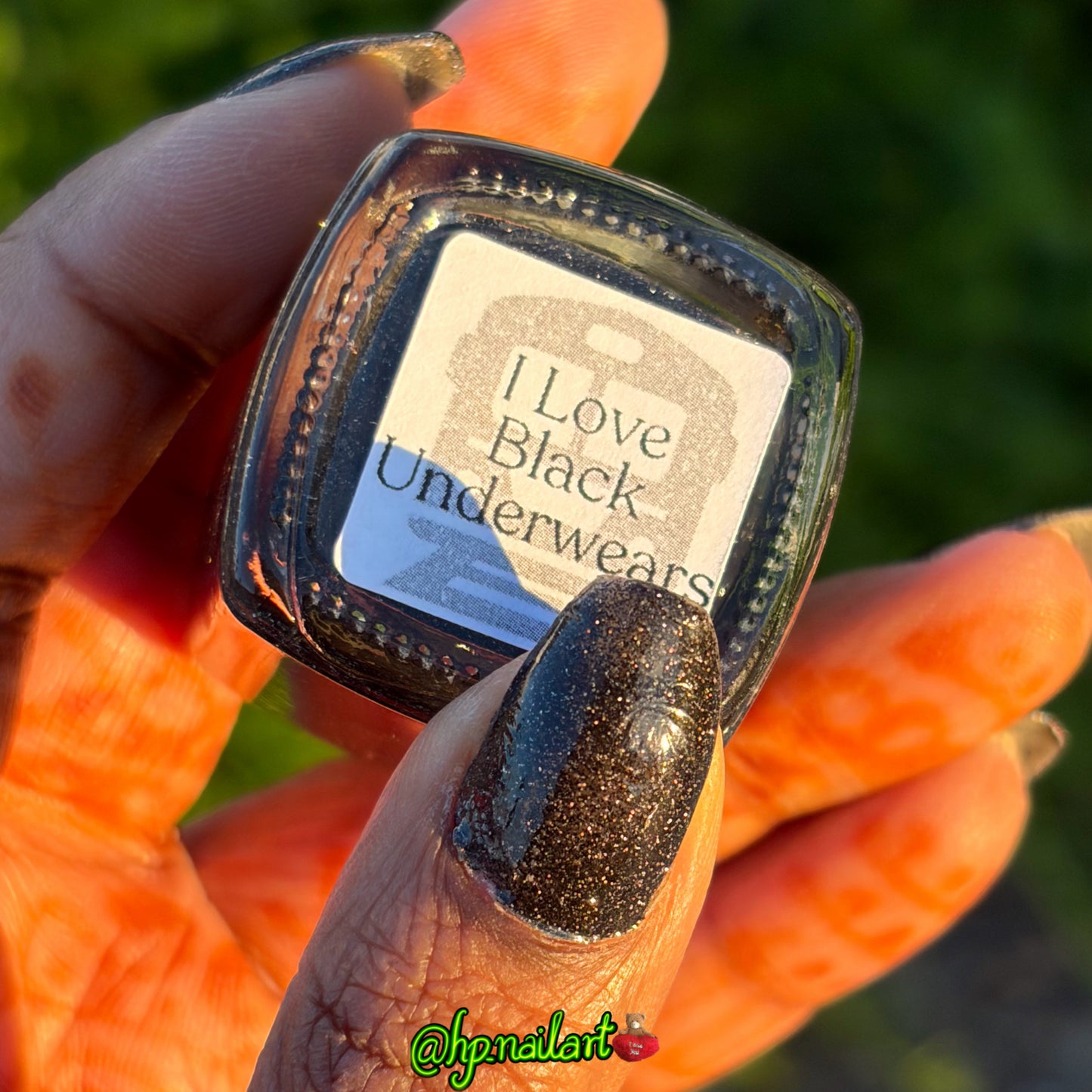 I Love Black Underwears