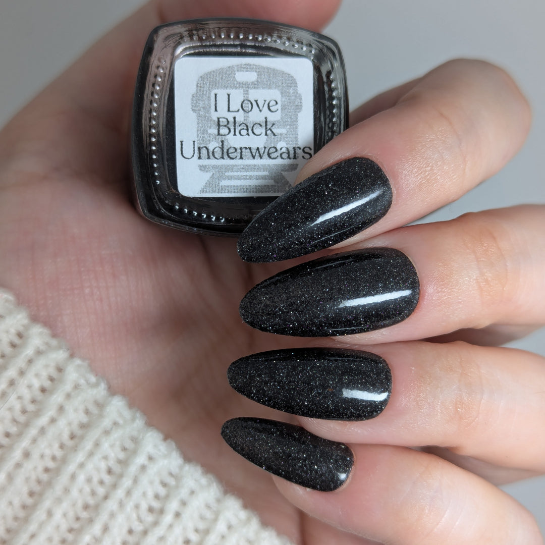 I Love Black Underwears