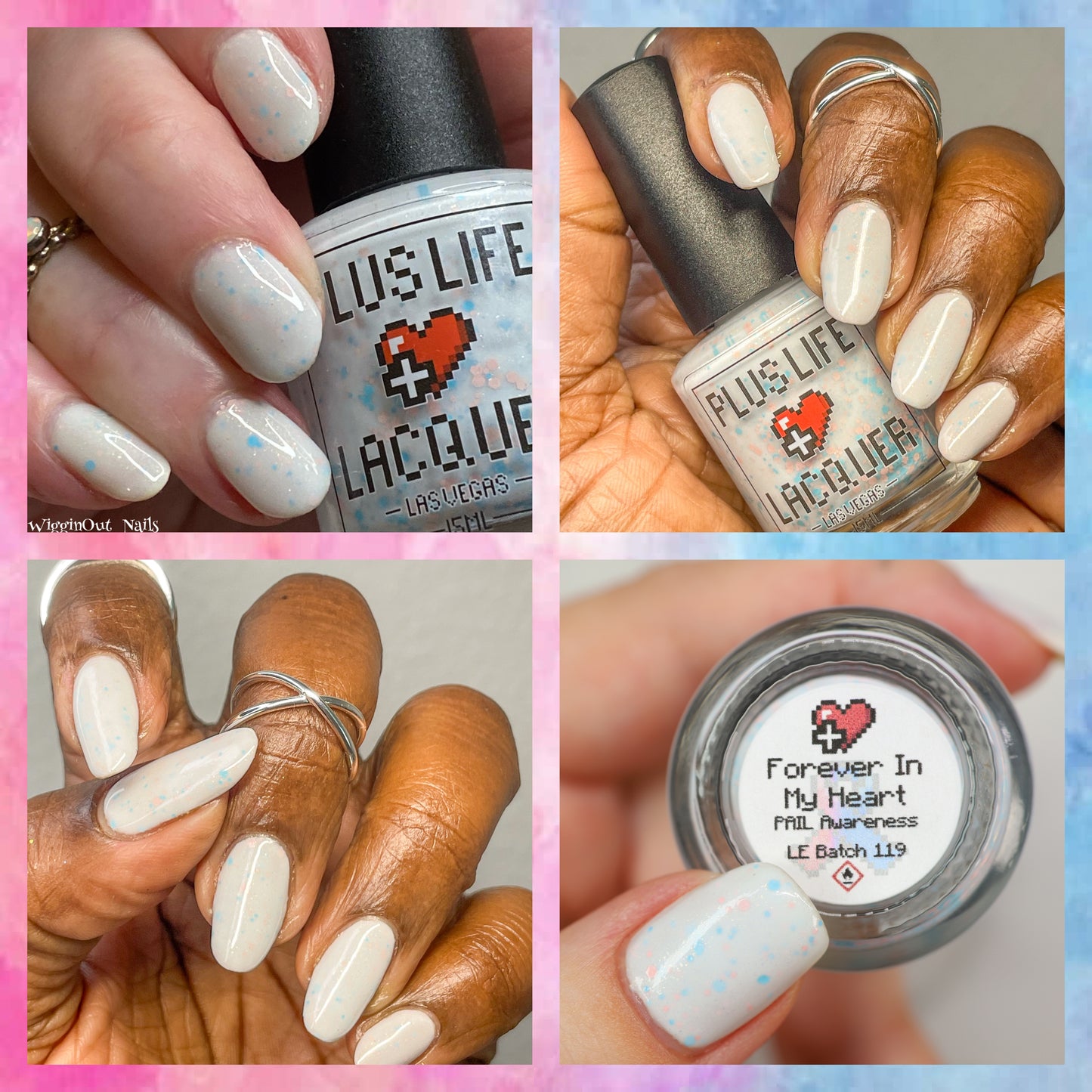 Full PAIL Collaboration Bundle - Plus Life Lacquer + Finding Feathers Lacquer *CHARITY*