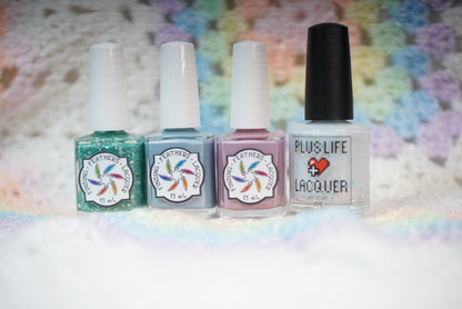 Full PAIL Collaboration Bundle - Plus Life Lacquer + Finding Feathers Lacquer *CHARITY*