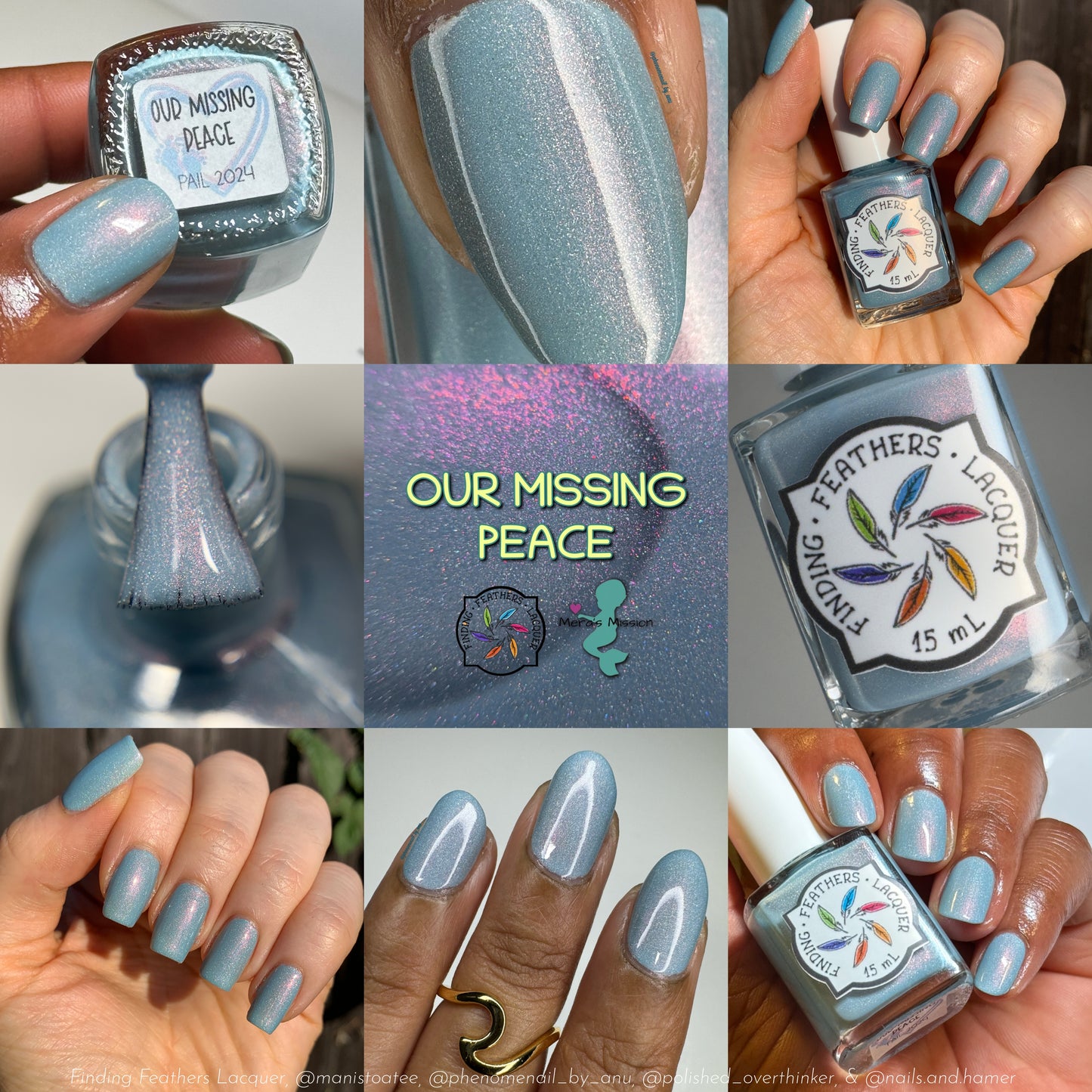 Full PAIL Collaboration Bundle - Plus Life Lacquer + Finding Feathers Lacquer *CHARITY*