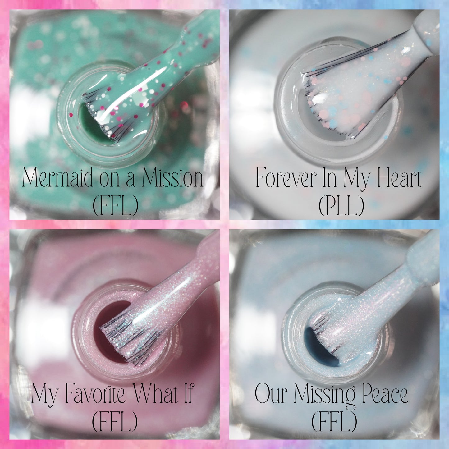 Full PAIL Collaboration Bundle - Plus Life Lacquer + Finding Feathers Lacquer *CHARITY*