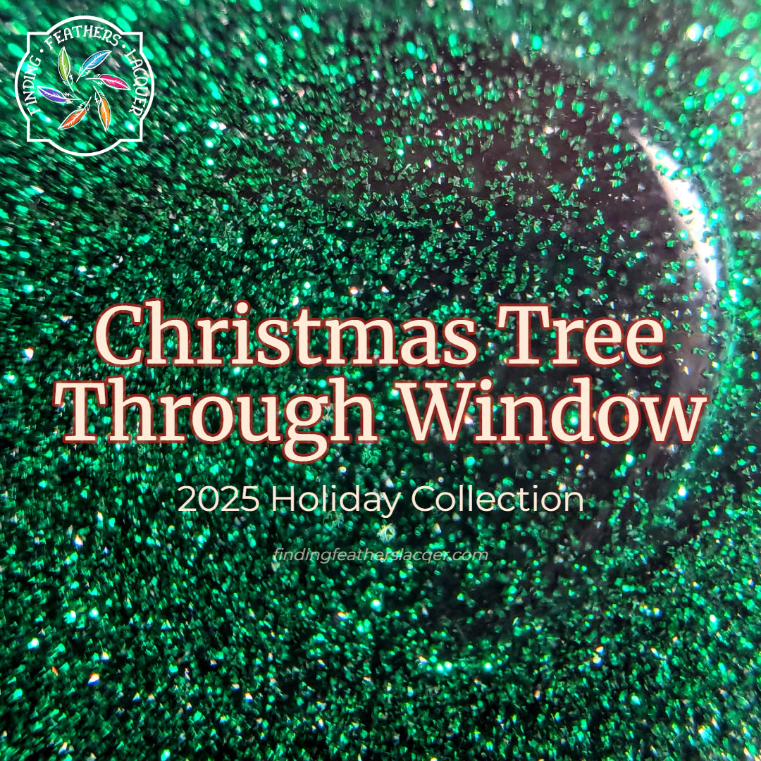 Christmas Tree Through Window